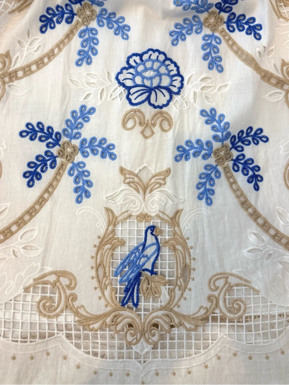 FARM Rio Romantic Richelieu Lace & Embroidery Maxi Dress, NWT π§π· - Picture 12 of 16